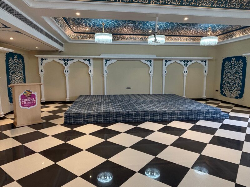 Chokha Mahal Banquet Hall Stage